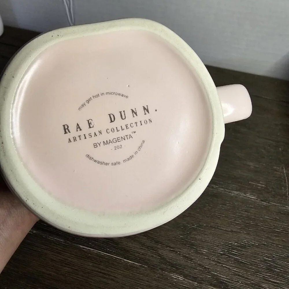 NWT Rae Dunn Artisan Galentine Pastel Pink Valentine's Day Mug 2021 Farmhouse